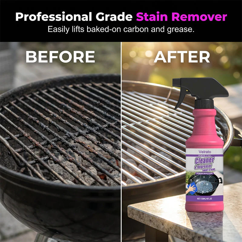 ⏳LAST DAY SALE BUY 2 GET 1 FREE!!🌟Fast-Acting Heavy-Duty Grill Degreaser Spray🔥