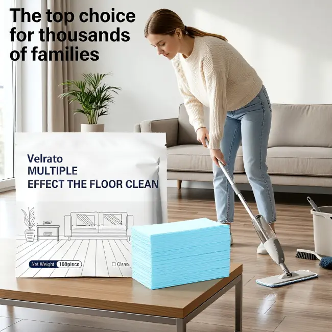 🧼 Velrato 100 Piece Floor Cleaning Tablets Multi-Surface Antibacterial Cleaner for Hardwood, Tile & Laminate