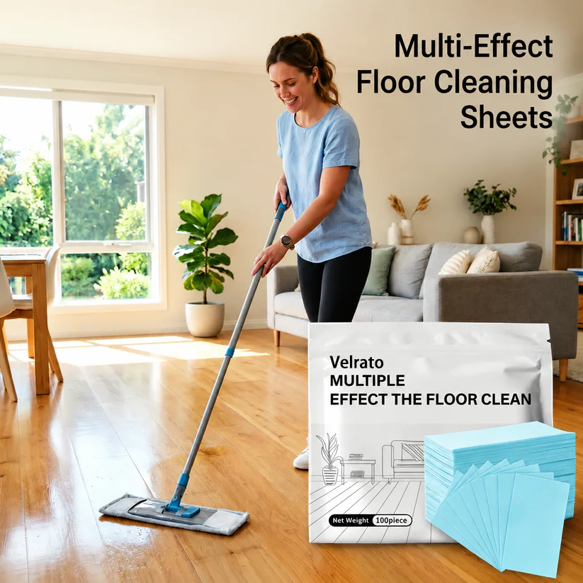 🧼 Velrato 100 Piece Floor Cleaning Tablets Multi-Surface Antibacterial Cleaner for Hardwood, Tile & Laminate