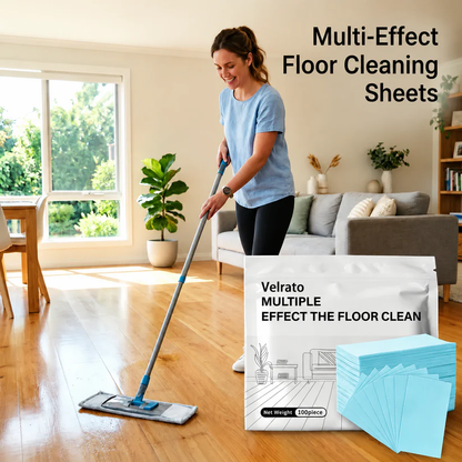 🧼 Velrato 100 Piece Floor Cleaning Tablets Multi-Surface Antibacterial Cleaner for Hardwood, Tile & Laminate